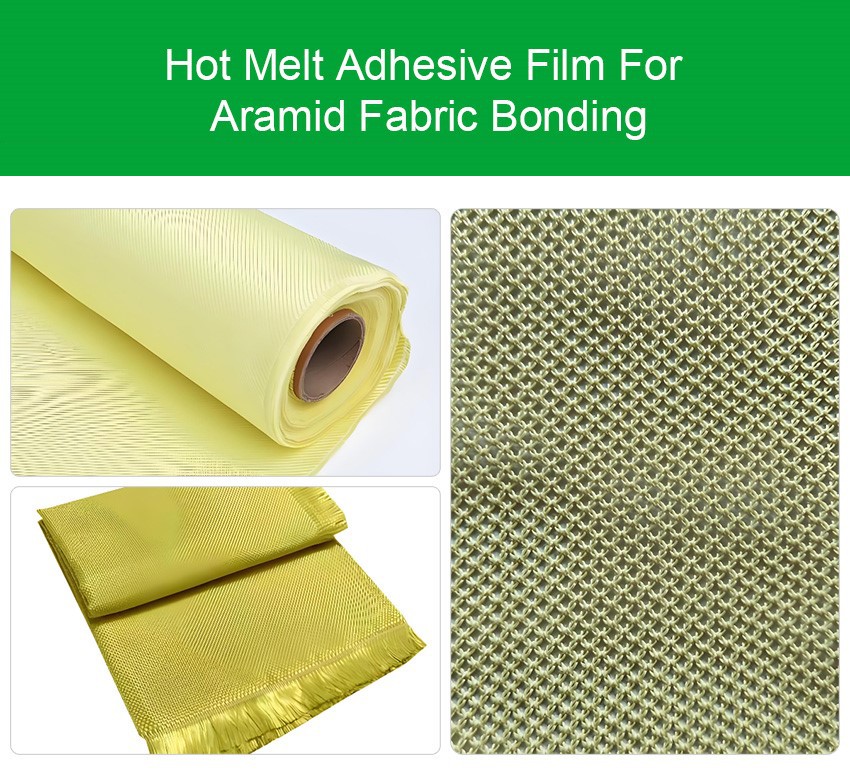 Hot melt adhesive film bonding aramid fabric Hot melt adhesive film bonding aramid fabric